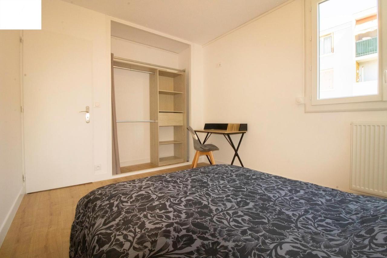 005- Appartement 6 Chambres, Tramway, Parking,Clim Montpellier Bagian luar foto